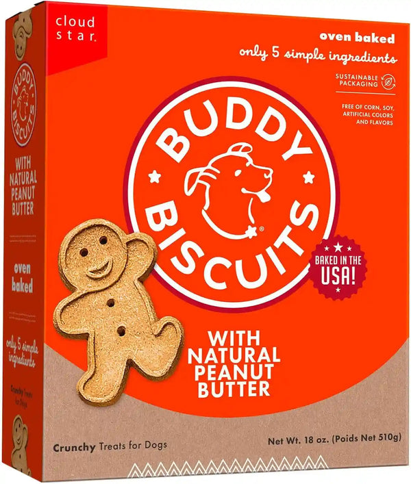 Buddy Biscuits Crunchy Dog Treats, Peanut Butter, 3.5 Lbs. Bag13