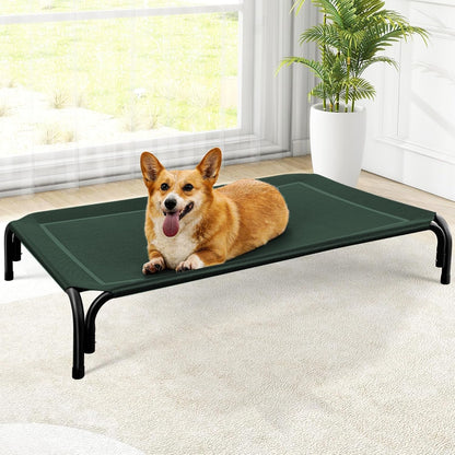 Czpalo Outdoor Elevated Dog Bed for Large Sized Dogs, No-Tool Assembly. | Raised Design Promotes Airflow. Tool-Free Assembly, Easy-To-Clean Mesh, Portable, with Anti-Skid Feet. Indoor/Outdoor Use.11