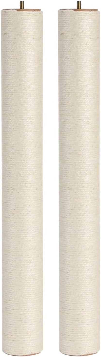 SHENGOCASE Cat Tree Tower Replacement Post with Built in M8 Screw, 23.2 Inch Length, 3 Inch Diameter, 2-Pack1
