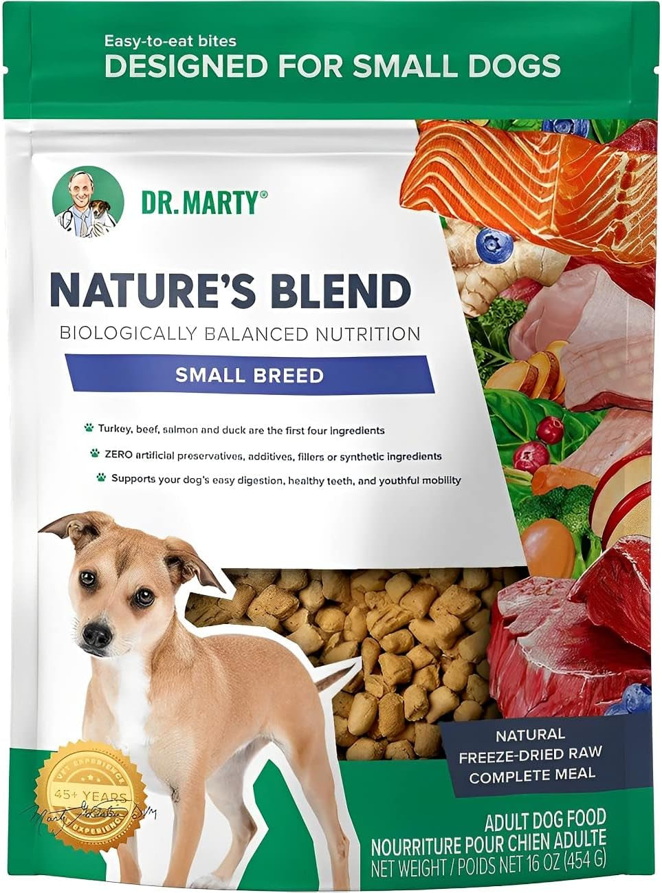 dr-marty-natures-blend-adult-small-breed-freeze-dried-raw-dog-food-16-oz-1-pound-pack-of-1