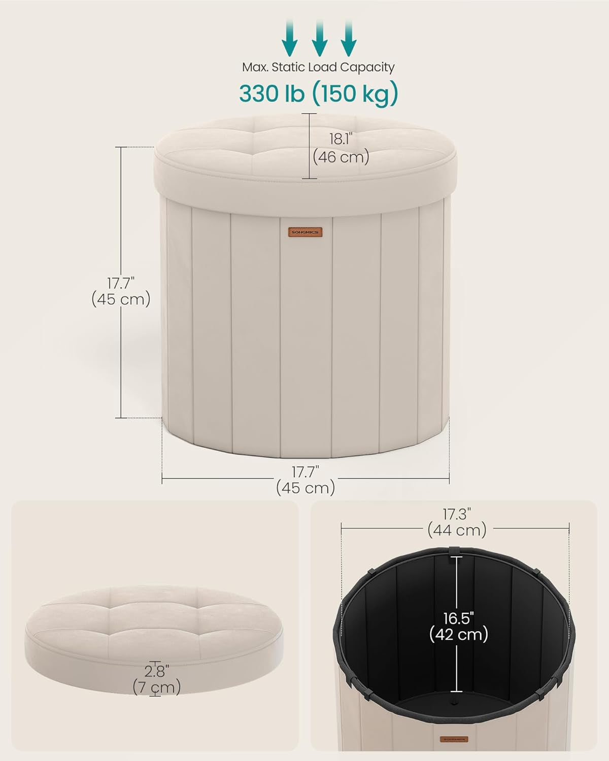 songmics-mazie-collection-round-storage-ottoman-folding-footrest-stool-with-removable-lid-easy-assembly-velvet-vanity-stool-for-bedroom-living-room-entryway-cappuccino-beige-ulsf608l01