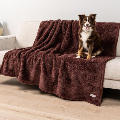 Petami Fluffy Waterproof Dog Blanket for Couch and Bed, Reversible Sherpa Pet Throw, Pee Proof Furniture Protector Sofa Cover, Washable Cat Blanket for Small Medium Dogs and Cats (Pink Blush, 24X32)16