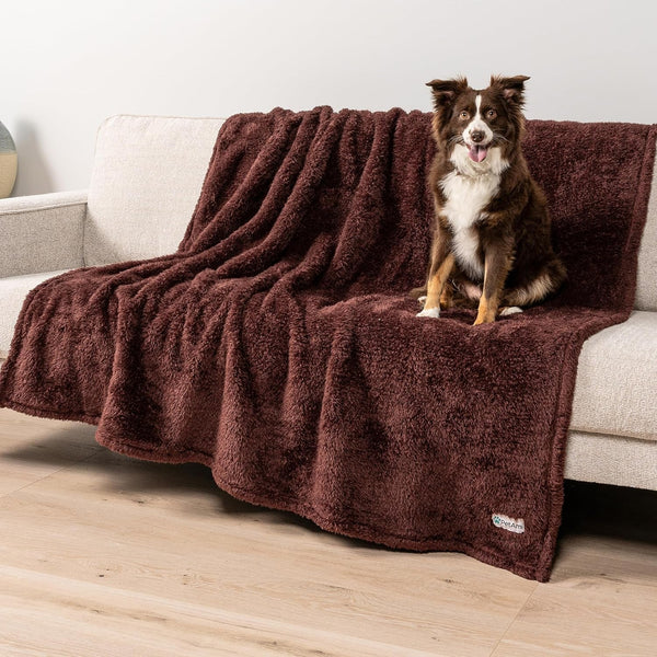 Petami Fluffy Waterproof Dog Blanket for Couch and Bed, Reversible Sherpa Pet Throw, Pee Proof Furniture Protector Sofa Cover, Washable Cat Blanket for Small Medium Dogs and Cats (Pink Blush, 24X32)16