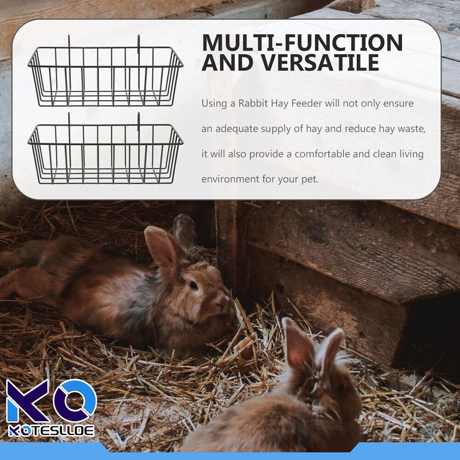 hay-feeder-for-rabbit-guinea-pig-bunny-chinchilla-heavy-duty-metal-frame-hay-feeder-small-animal-basket-with-hook-metal-grass-holder-black