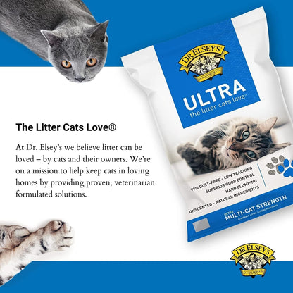 Dr. Elsey'S Ultra Unscented Clumping Clay Cat Litter 40 Lb. Bag3