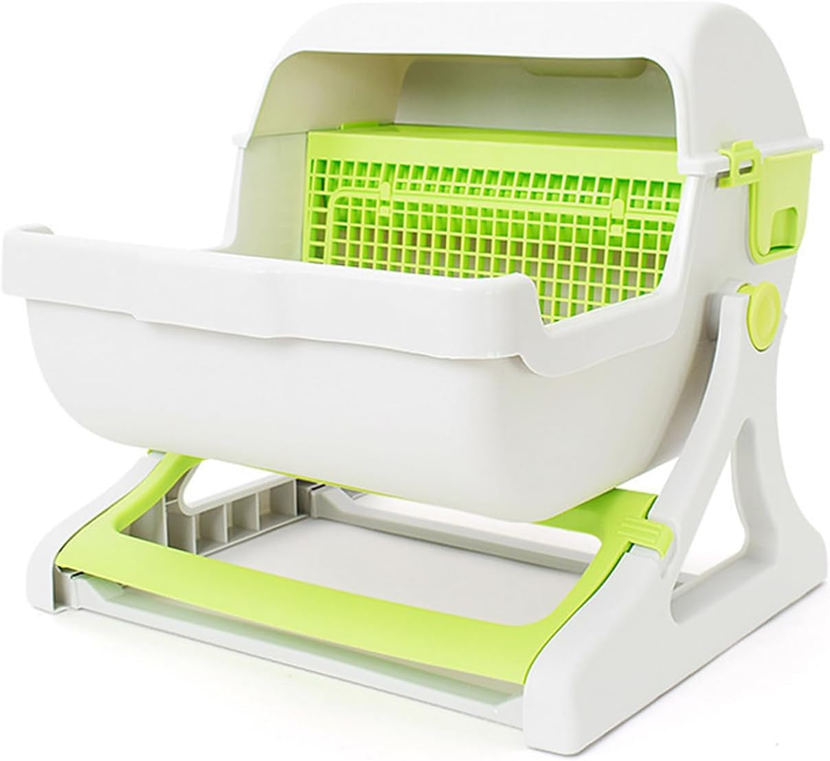 self-cleaning-cat-litter-box-enclosure-semi-automatic-pp-plastic-easy-assembly-tipping-bucket-style-large-kitty-litter-box-for-indoor-cats