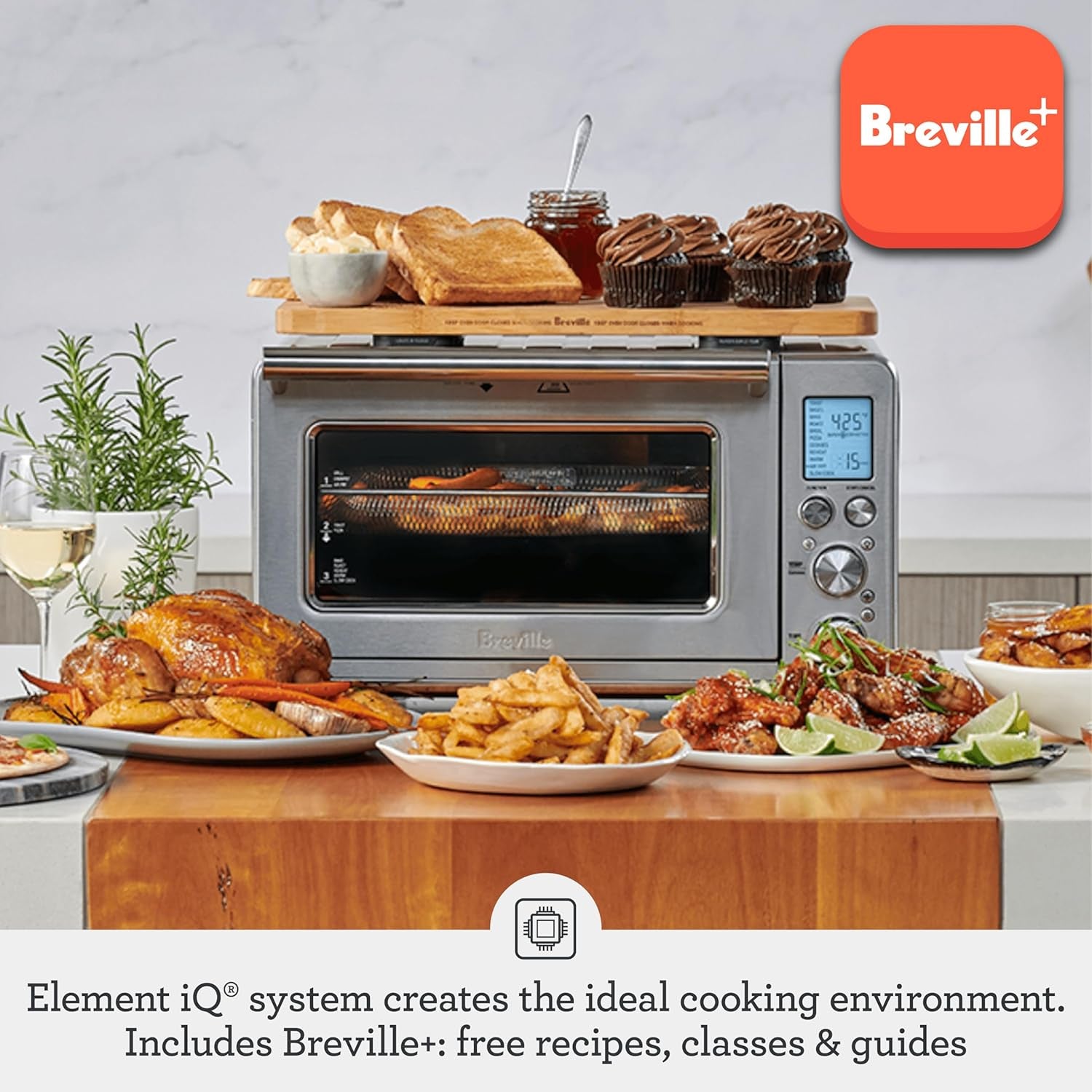 breville-bov860bss-smart-oven-air-fryer-brushed-stainless-steel-bake-toast-broil-and-more-with-countertop-ovens-11-cooking-functions-convection-setting-reduces-cook-time-by-up-to-30