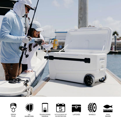 Maxcold Glide 110Qt Wheeled Cooler | Insulated Hard Shell Ice Chest3