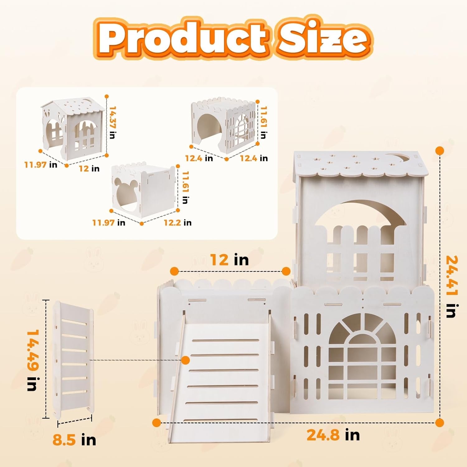 large-rabbit-house-wooden-bunny-castle-with-3-houses-indoor-rabbit-guinea-pig-cage-multistory-climbing-tower-sturdy-wooden-castle-small-animal-hideaway-tunnel