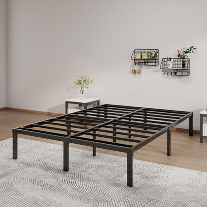 Metal Bed Frame Full Size - 14 Inch Heavy-Duty Full Platform Bed Frame No Box Spring Needed, Easy Assembly, Noise-Free, Sturdy Mattress Foundation, Underbed Storage Space6