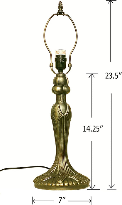 Tiffany Style Large 23.5" Cast Metal Lamp Base No Shade2