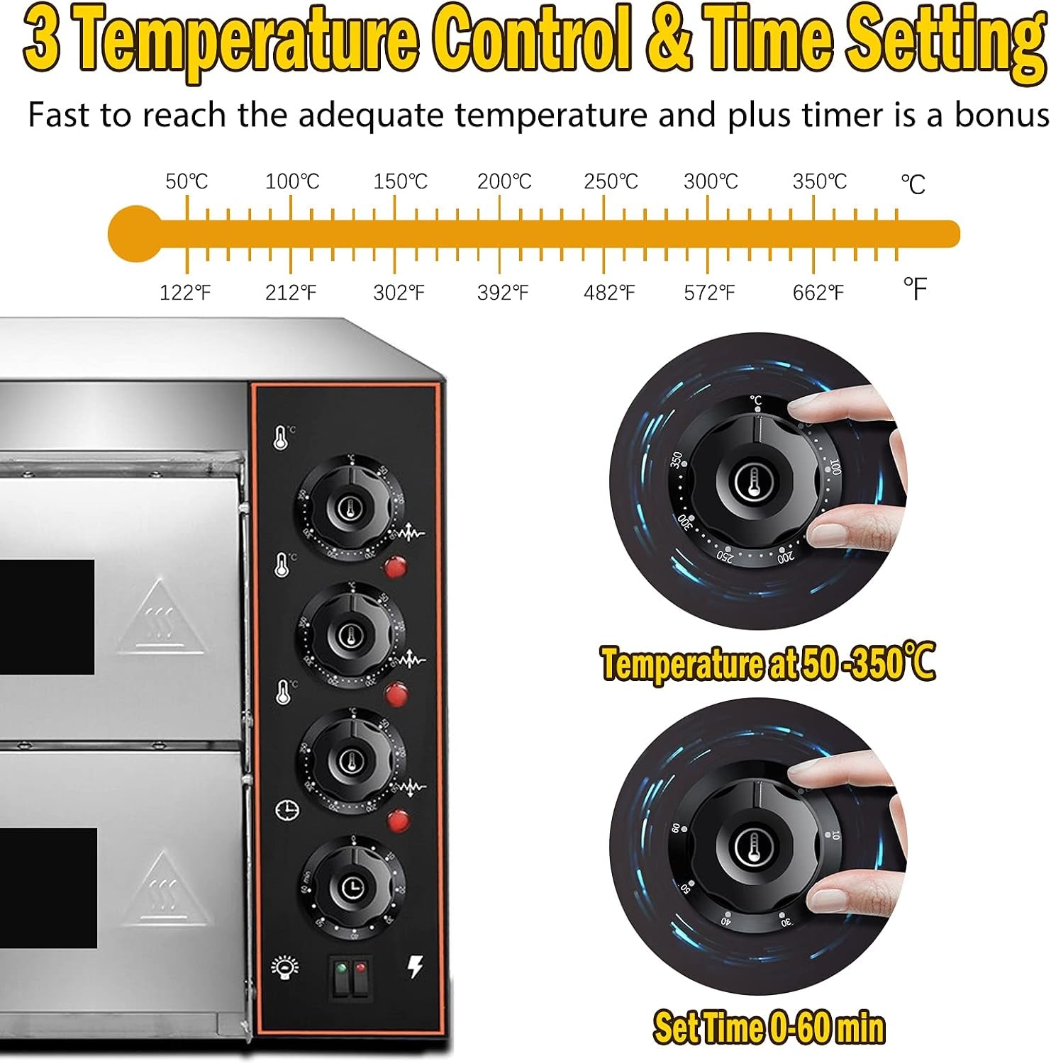 commercial-pizza-oven-16-inch-double-deck-electric-40l-3000w-110v-electric-oven-multipurpose-toaster-bake-broile-40l-capacity-stainless-steel-for-restaurant-home