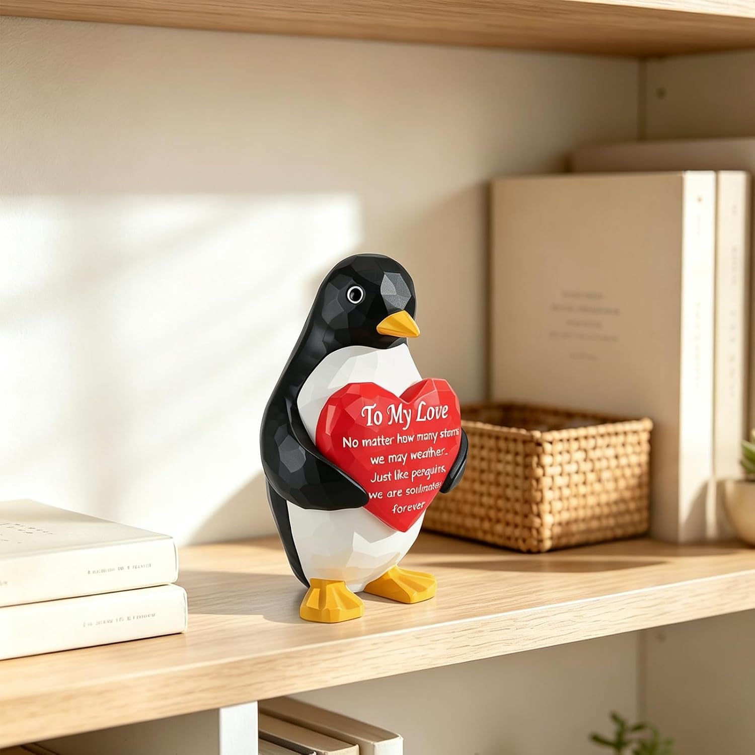 anniversary-birthday-gift-for-women-men-couple-penguin-figurine-for-her-him-i-love-you-gifts-for-boyfriend-girlfriend-birthday-gift-for-wife-husband-fiancee-valentines-heart-hand-painted-penguin-statue