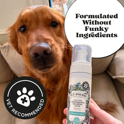 Poo-Pourri Rinse-Free Deodorizing Dry Shampoo for Dogs & Cats – Moisturizing Skin & Coat Soothing Formula - Plant Based Ingredients – Pineapple, Jasmine & Pear – No Rinse Foam Shampoo for Pet Odor4