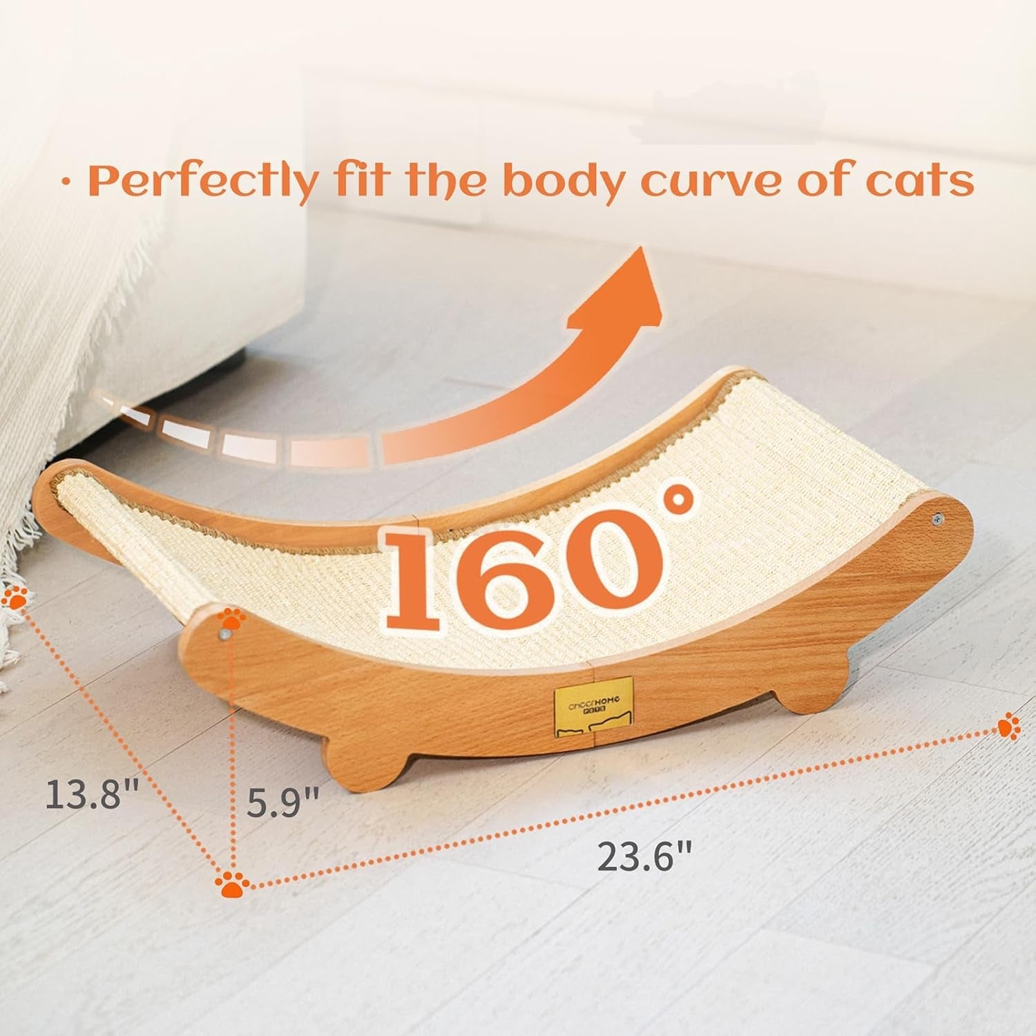 cheerhome-pets-sisal-cat-scratcher-bed-for-indoor-cats-hammock-for-scratching-pad-cat-chair-natural-sisal-scratch-post-for-large-cats-scratcher-lounge-wooden-cat-furniturelarge