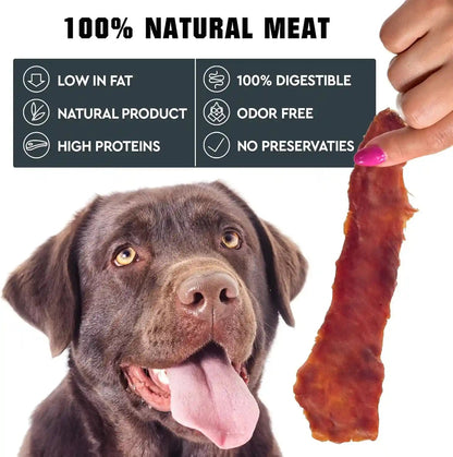 Dog Treats Duck Jerky 1.5 LB – Dog Food & High Protein Chews for Large, Medium & Small Breeds – Natural Healthy Training Strips & Snacks – Human Grade Real Meat – Grain Free, Rawhide Free, Bulk Pack3