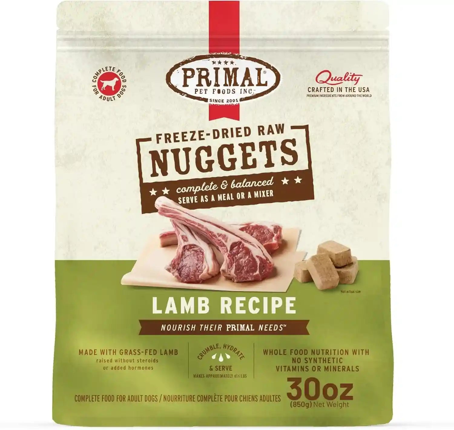 primal-freeze-dried-dog-food-nuggets-chicken-complete-balanced-meal-topper-or-treat-premium-healthy-grain-free-high-protein-raw-dog-food-14-oz-complete-balanced-nutrition-meal-topper-or-treat-grain-free-high-protein-no-synthetic-vitamins-minerals