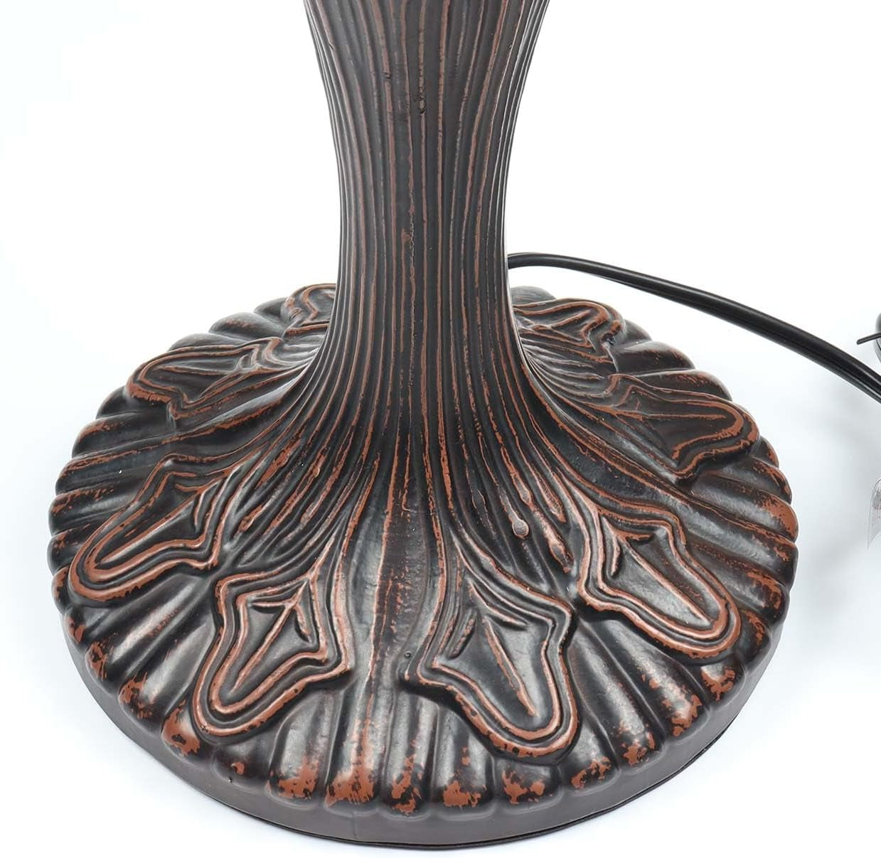 b10024-antique-metal-table-lamp-base-with-3-light-sockets-brown-7-wx25-h