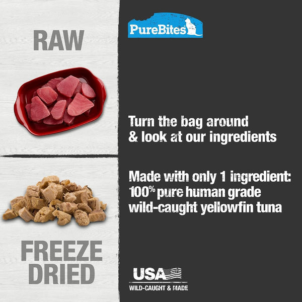 Purebites Tuna Freeze Dried Cat Treats, 0.88Oz | 25G - Value Size4