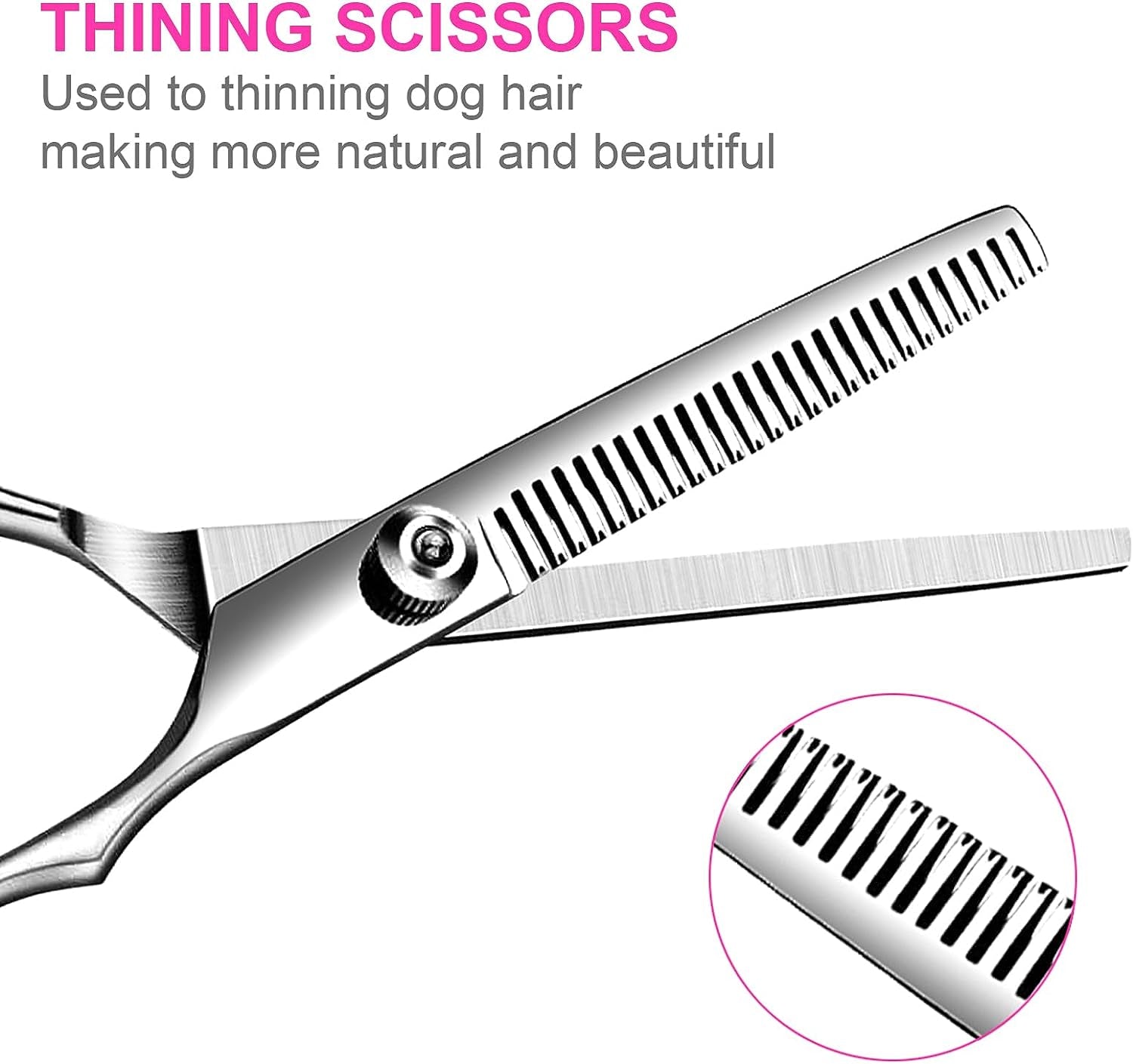 tinmarda-dog-grooming-kit-professional-stainless-steel-dog-grooming-scissors-with-curved-shears-pink-finger-rings-4-piece-sharp-durable-pet-shears-for-dogs-cats-at-home-salon-quality-grooming