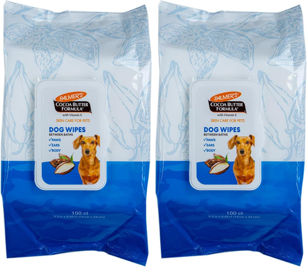 Palmer'S for Pets Cocoa Butter Refreshing Wipes for Dogs, 100 Count | Vitamin E Formula, Paraben- and Phthalate-Free, Gentle Daily Grooming, Dogs and Puppies10