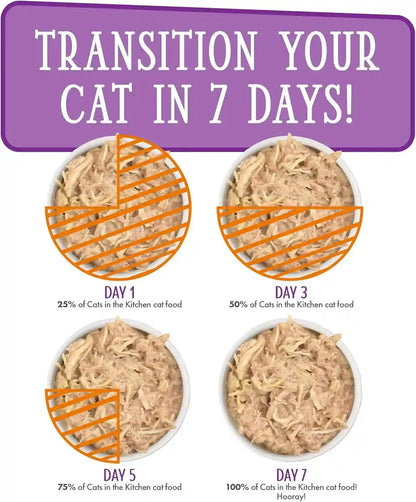 Weruva Cats in the Kitchen, Kitchen Cuties Variety Pack, Wet Cat Food, 3.2Oz Can (Pack of 12)8