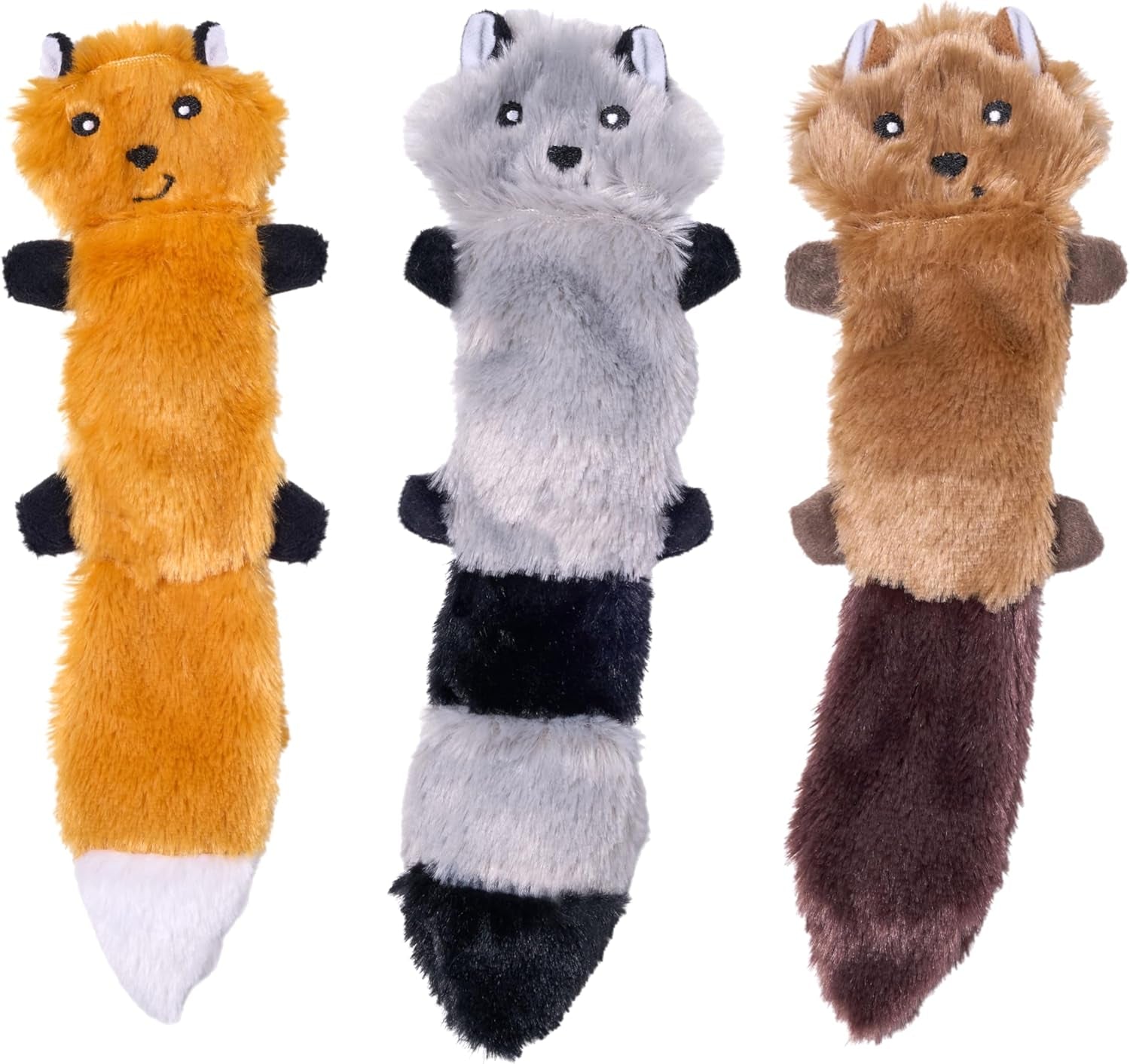 zippypaws-skinny-peltz-no-stuffing-dog-toy-pack-to-keep-them-busy-for-medium-and-large-dogs-squeaky-pet-toys-unstuffed-chew-toys-soft-plush-variety-pack-fox-raccoon-and-squirrel-18