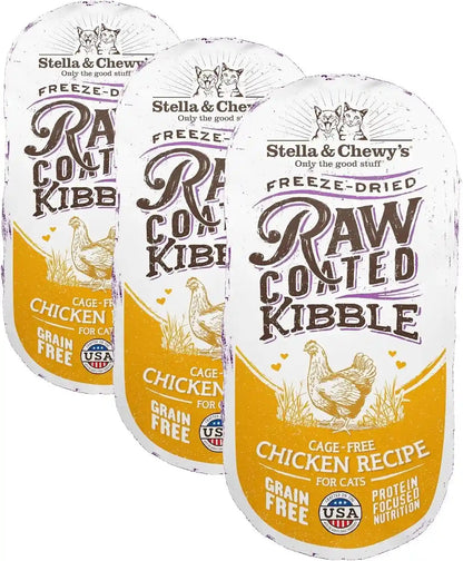 Stella & Chewy'S Raw Coated Cat Food - High Protein, Grain-Free Kibble with Cage-Free Chicken - Premium Digestive Support with Probiotics - Natural Small Kibble - Perfect for Picky Eaters - 2.5Lb Bag17