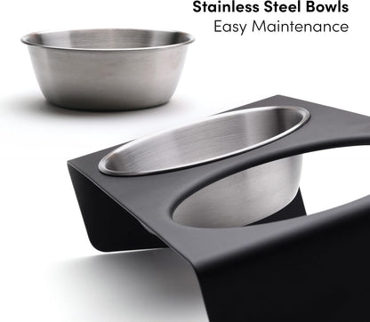 Xympo Elevated Pet Bowl, for Cats and Small Dogs4