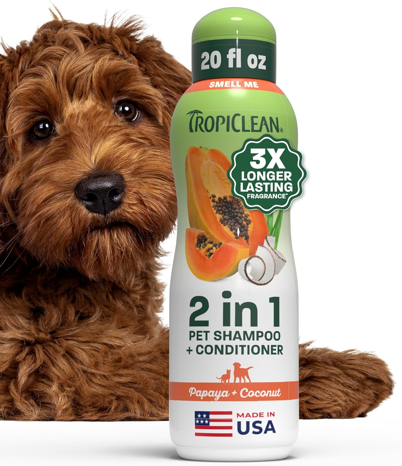 tropiclean-2-in-1-dog-shampoo-and-conditioner-moisturizing-dog-detangler-puppy-safe-made-in-the-usa-papaya-scent-cat-kitten-safe-20oz-moisturizing-detangler-papaya-scent-puppy-cat-kitten-safe-made-in-usa