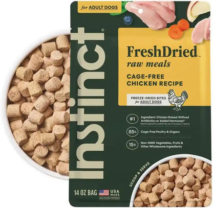 Instinct Freeze-Dried Meals, Freshdried Bites, Natural Dog Food, Grain-Free - Grass-Fed Beef, 25 Oz. Bag10