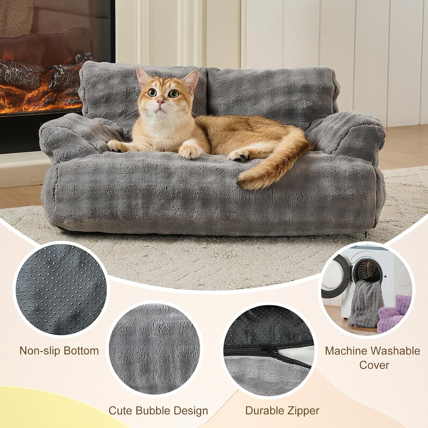 cat-couch-bed-cute-pet-sofa-for-indoor-cats-26x15-grey-soft-pet-couch-for-kittens-puppies-small-dog-sofa-bed-removable-washable-cover