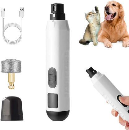 2026 Upgraded Silent Groom Pro Nail Grinder for Dogs & Cats, 3-Speed Cordless Silent Grooming Pro with LED Light, 2000Mah Long Battery Life, Painless Paws Grooming for Small Medium Large Pets (White)9