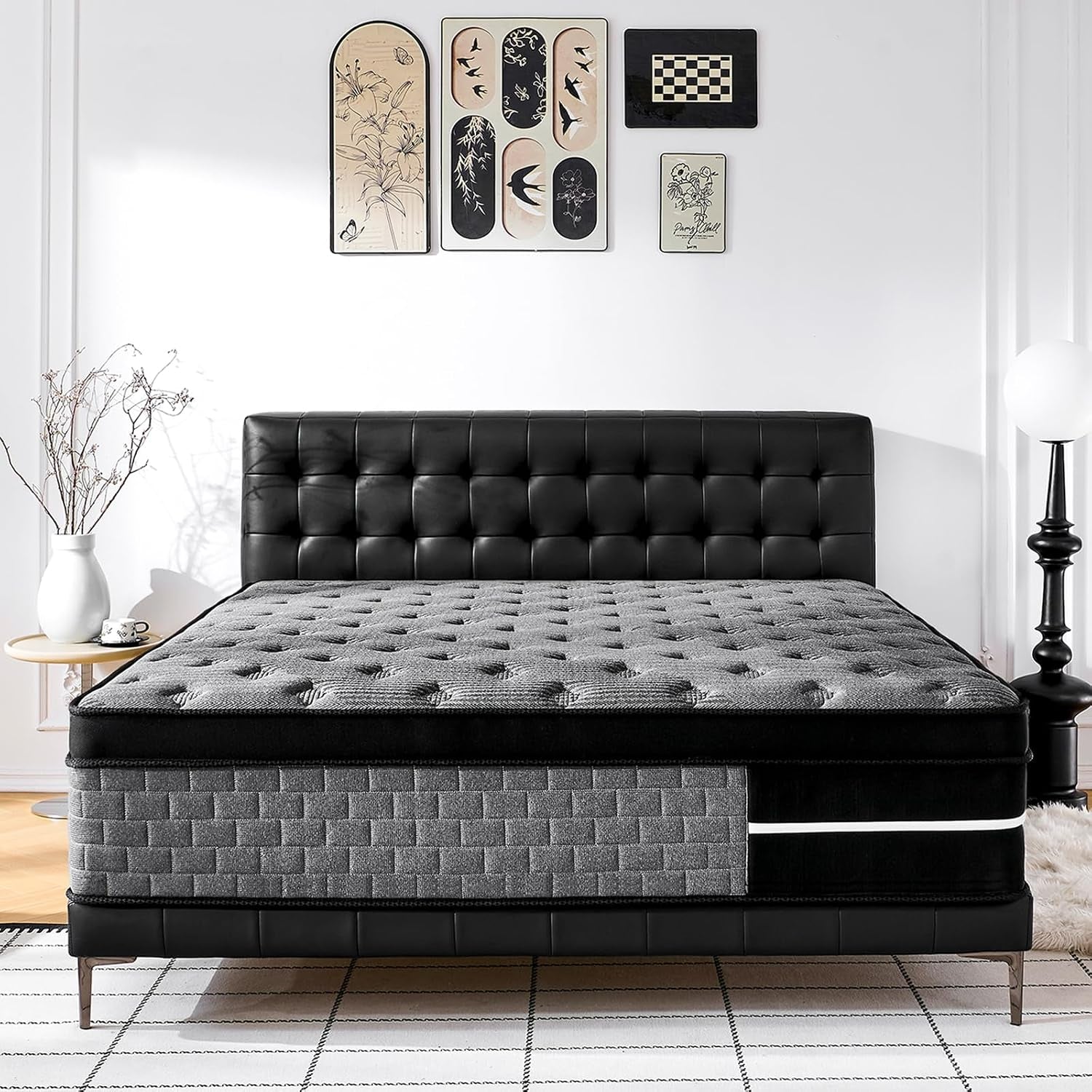 queen-size-mattress-12-inch-hybrid-mattress-in-a-box-individually-pocket-springs-medium-firm-feel-for-pressure-relief-breathable-comfort-certipur-us-certified