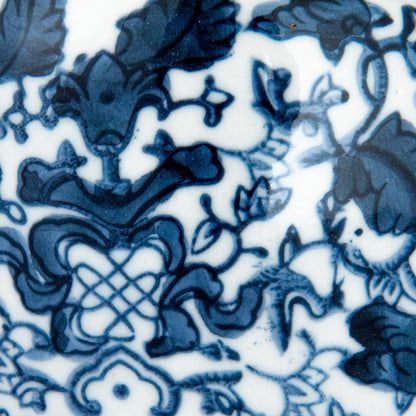 Creative Co-Op Blue & White Ceramic Ginger Jar with Lid7