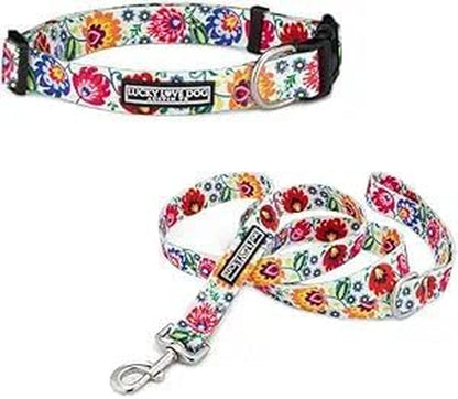 Lucky Love Dog - Easy Click Buckle Dog Collar with Leash Set Combo, Durable & Comfortable for Male & Female Dogs, Pet Collar for Medium Dogs, Secure Fit - Blackbird Combo, Medium21
