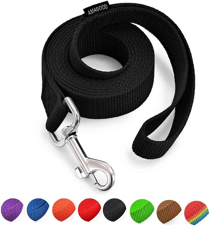 AMAGOOD 6 FT Puppy/Leash, Strong Traditional Style with Easy to Use Collar Hook, Great for Small, Medium and Large Dogs (5/8In X 6 Ft, Purple)47