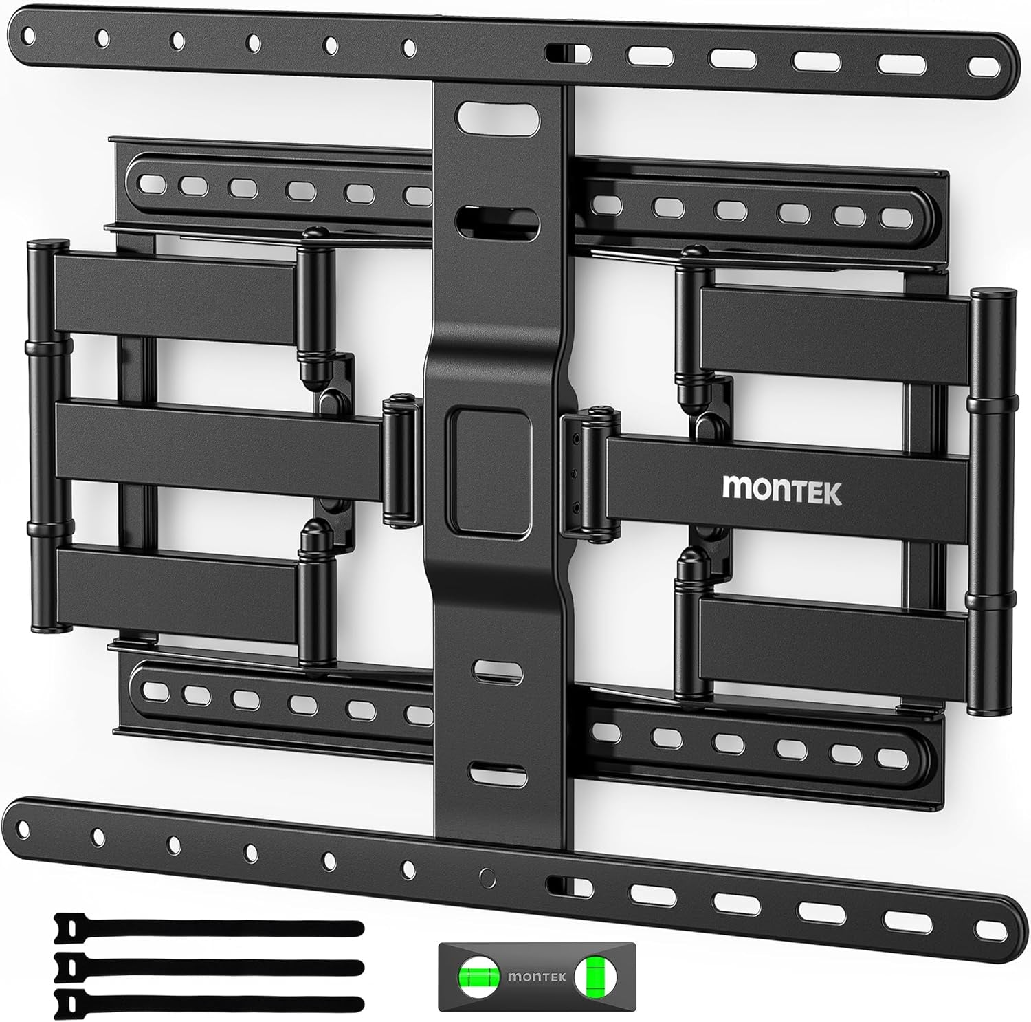 1-1-inch-ultra-slim-full-motion-tv-wall-mount-for-43-90-inch-tvs-low-profile-mount-holds-132-lb-at-full-16-5-in-extension-60-swivel-preassembled-max-vesa-600x400-mm-16-18-in-wood-studs