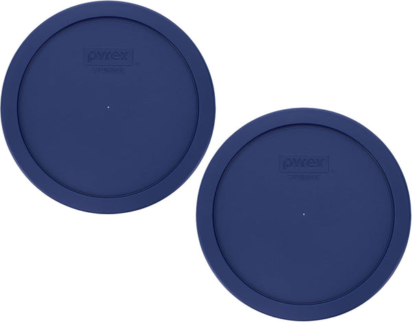 7402-PC (6/7-Cup) Blue Food Storage Lid (2 Pack) - Made in USA | Bpa-Free Plastic | round Shape | Designed for 7402 Mixing & 7203 Glass Bowls | Top-Rack Dishwasher Safe1