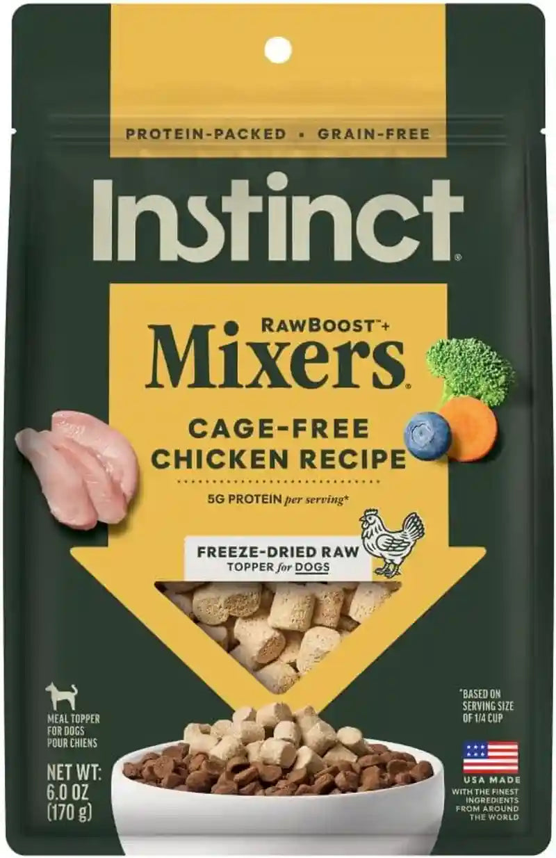 instinct-freeze-dried-mixers-dog-food-toppers-gut-health-5-5-oz-bag