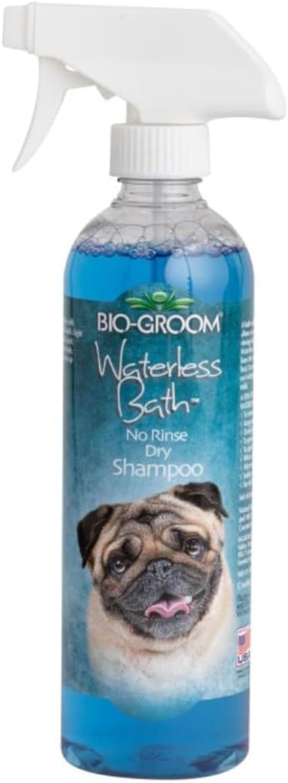 Bio-Groom Waterless Dog Shampoo - Tearless, No-Rinse, Dog Bathing Supplies, Puppy Wash, Cat Grooming Supplies, Cruelty-Free, Product Made in USA, Dry Shampoo Spray - 16 Fl Oz 1-Pack1