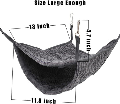 Large Ferret Hammock, Hanging Tunnel Bed for Cage Rats Chinchilla2