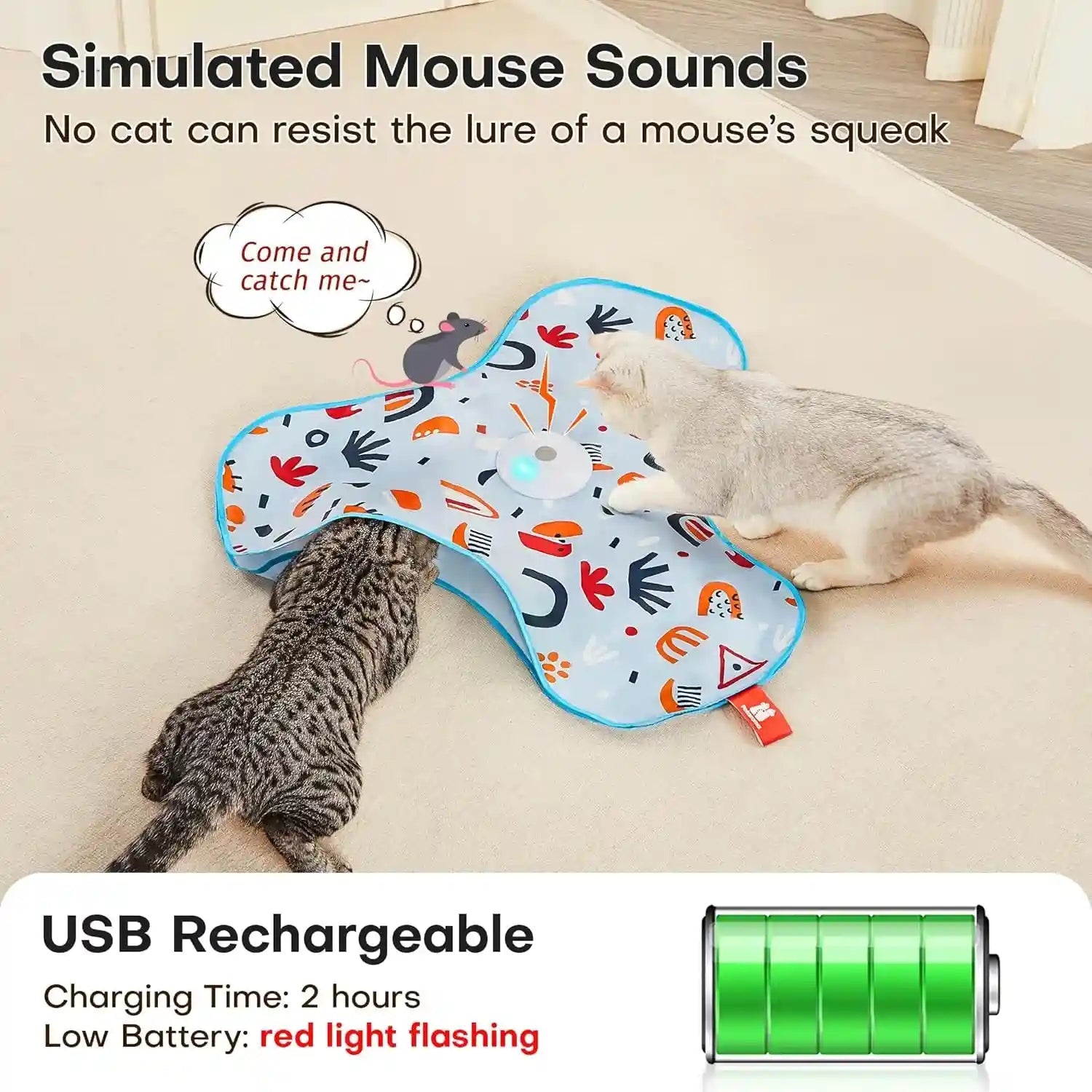 potaroma-hide-and-seek-interactive-cat-toys-moving-concealed-wand-feather-automatic-chargeable-indoor-kitten-exercise-kicker-mouse-squeaky-floral-cover