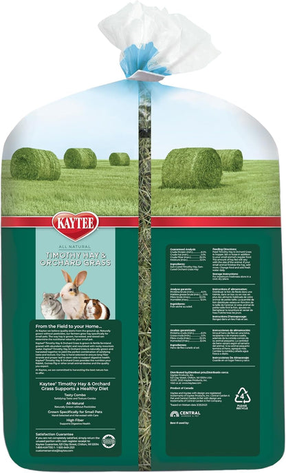 Kaytee Timothy Hay & Orchard Grass for Guinea Pigs, Rabbits & Other Small Animals, 48 Oz6