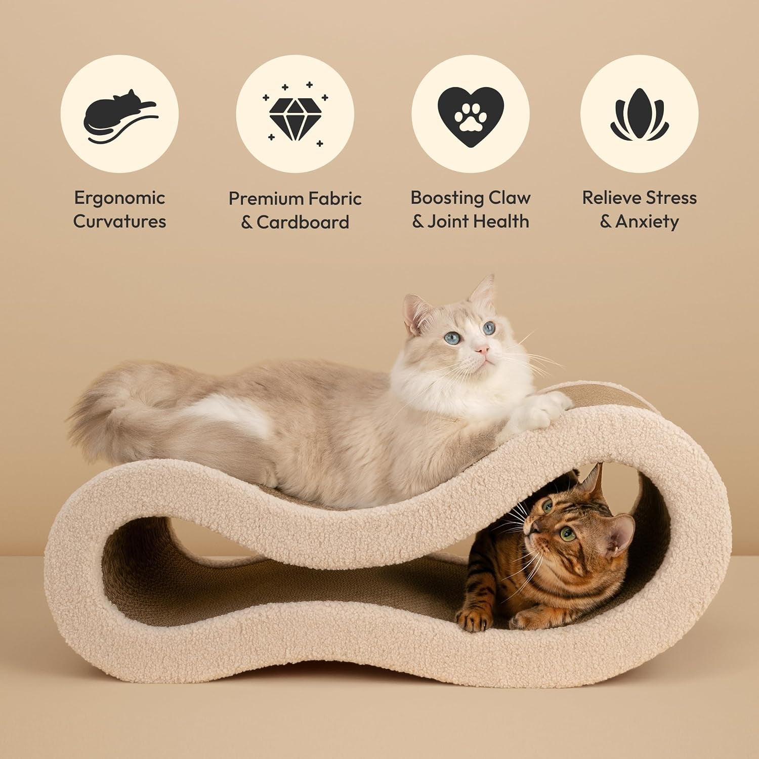 cloud-lounge-cat-scratching-pad-reversible-scratch-board-with-natural-curves-for-freestyle-scratching-ergonomic-support-extra-wide-cat-bed-for-large-cats-premium-cardboard-cozy-fabric