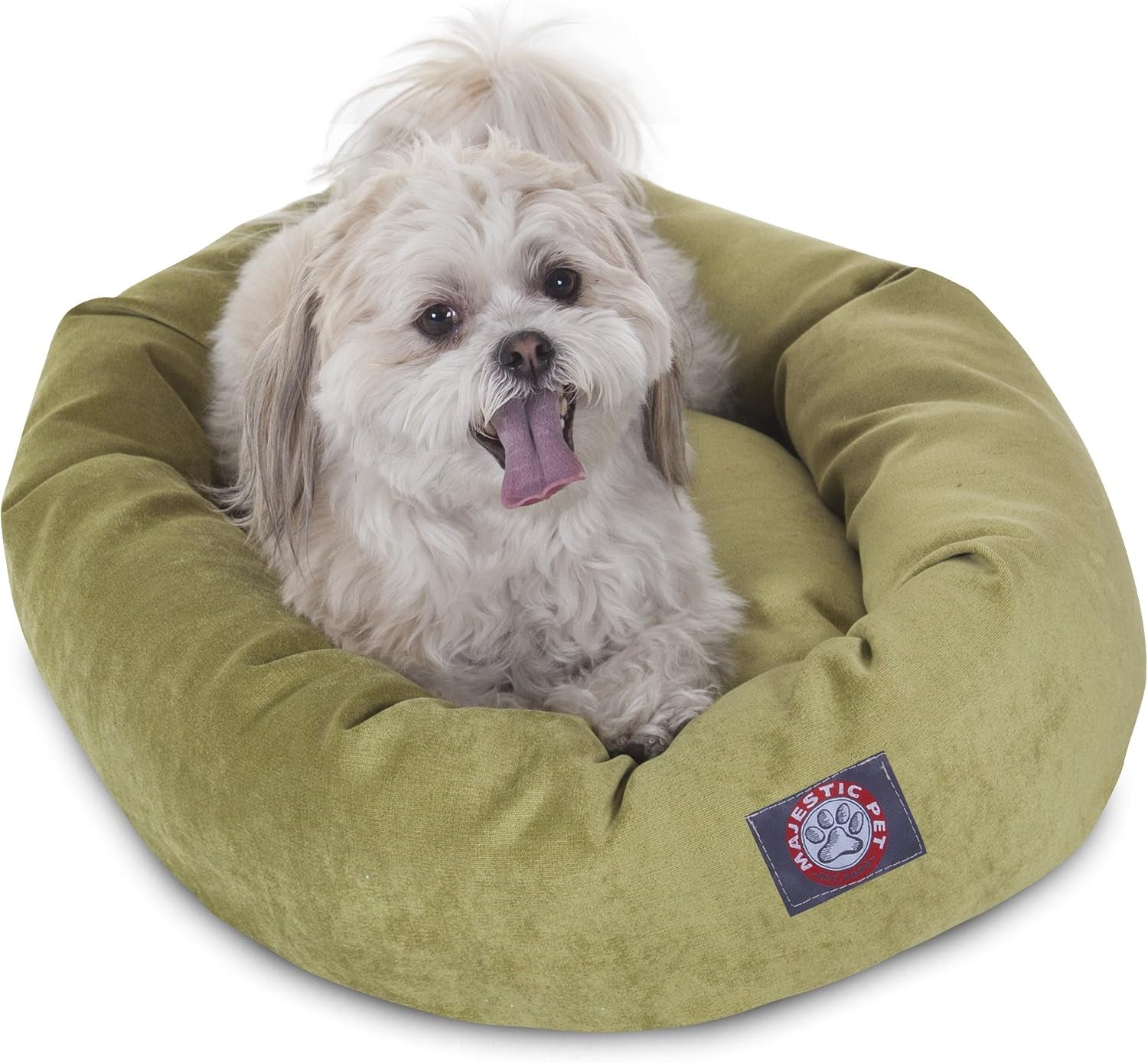 majestic-pet-40-inch-micro-velvet-calming-dog-bed-washable-cozy-soft-round-dog-bed-with-spine-for-head-support-fluffy-donut-dog-bed-40x29x9-inch-round-pet-bed-large-pearl