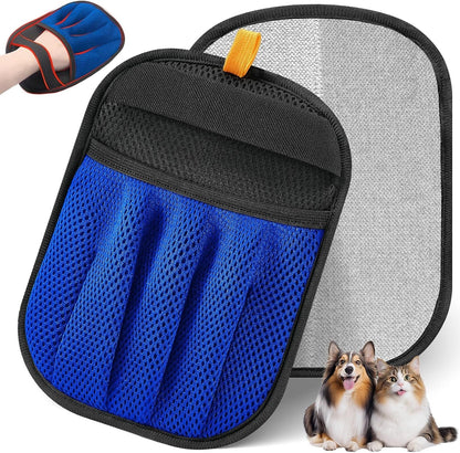 Pet Hair Removal Glove Cat & Dog, Electrostatic Reusable Hair Remover Tool | Upgraded Washable 5-Finger Pet Hair Remover Works for Laundry, Couch, Carpet & Car Seat, Removes Dog and Cat Fur Easily7