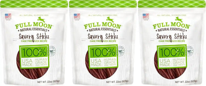 Full Moon All Natural Human Grade Dog Treats, Essential Beef Savory Sticks, 22 Ounce, 1.375 Pound (Pack of 1) | Human Grade, No Corn, No Wheat, No Soy, Glycerin Free, Made in the USA9