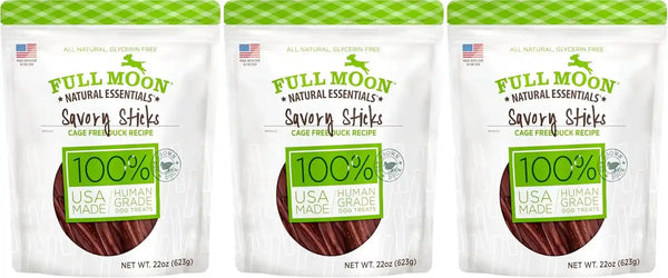 Full Moon All Natural Human Grade Dog Treats, Essential Beef Savory Sticks, 22 Ounce, 1.375 Pound (Pack of 1) | Human Grade, No Corn, No Wheat, No Soy, Glycerin Free, Made in the USA9