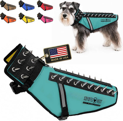 Coyotevest Dog Harness, Stab-Resistant Coyote Vest, Small, Neon Pink | Reflective Stab-Resistant Vest Helps Protect Small Dogs from Coyotes, Aggressive Dogs and Birds of Prey, Made in the USA23